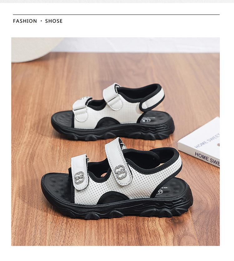 Toddler & Preschool Girls' Thick-Soled Beach & Sports Velcro Sandals – New Summer Style