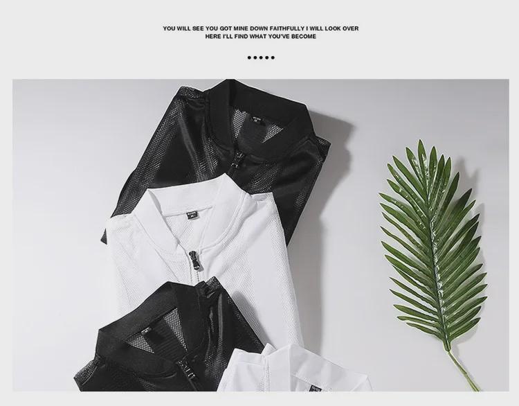 Men’s Ultra-Thin Breathable Korean-Style Sun Protection Jacket for Summer