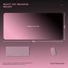 Morandi Esports Large Gradient Mouse Pad - Black & Pink Desk Mat for Office/Keyboard