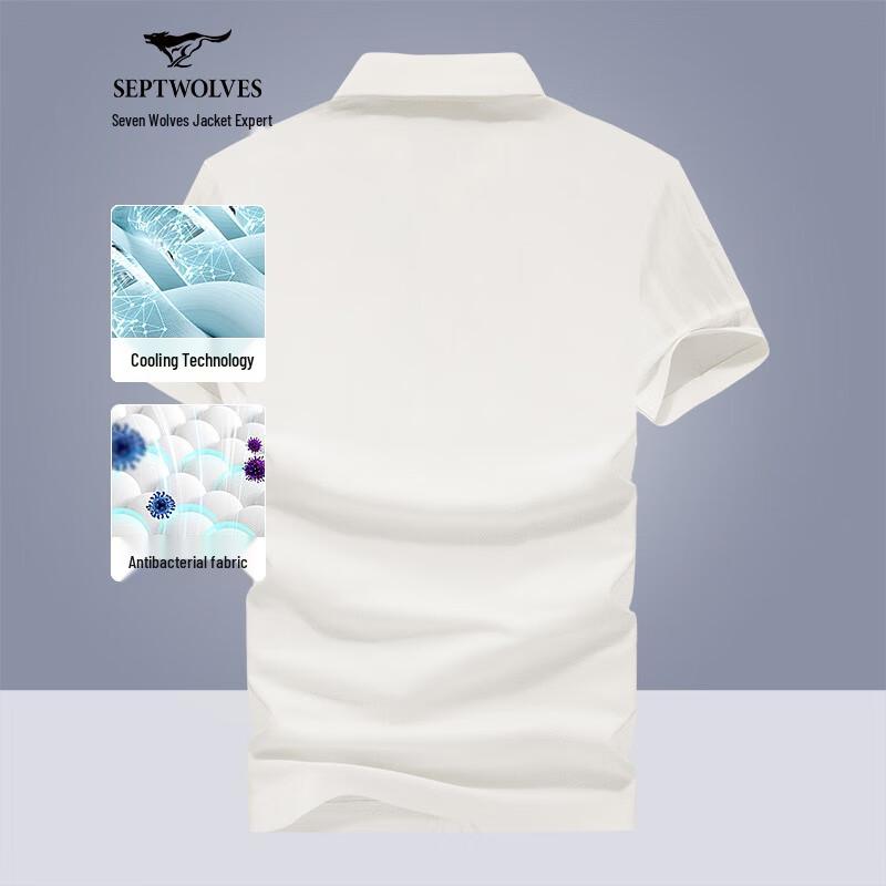 SEPTWOLVES Men s Polo Shirt XXL