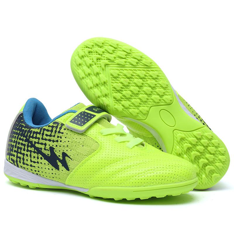 

Летние детские футбольные бутсы с двойной звездой, дышащие, для мальчиков, учеников начальной школы, девочек и маленьких детей, специальные для защиты от сломанных ногтей. 27