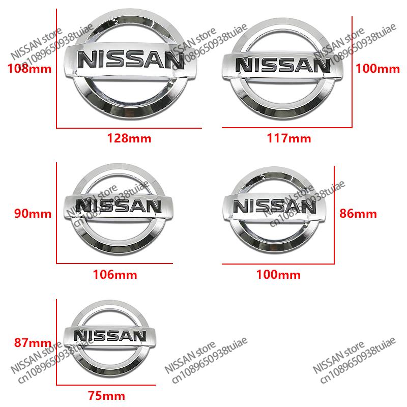 1 Stück Vorder- und Rückseiten-Logo-Plakette Aufkleber Nissan Qashqai X-Trail Kicks Navara Juke Leaf Micra Patrol Maxima Murano ulsar Altima