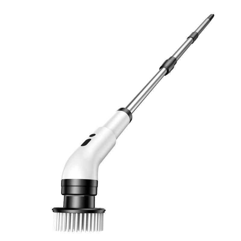 Expandable Long-Handle Electric Cleaning Brush for Kitchen, Bathroom, and Toilet