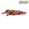 Creative Car Body Scratch Cover Sticker Tiger Flame Cartoon Decal For Electric Vehicle Automobile Personalized Decoration