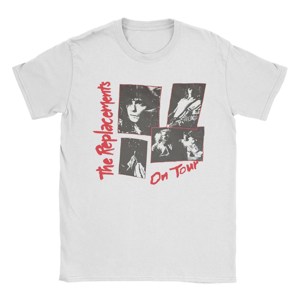 The Replacements Vintage T Shirts Men Cotton Hipster T-Shirts Round Collar  Tee Shirt Short Sleeve Clothes Big Size