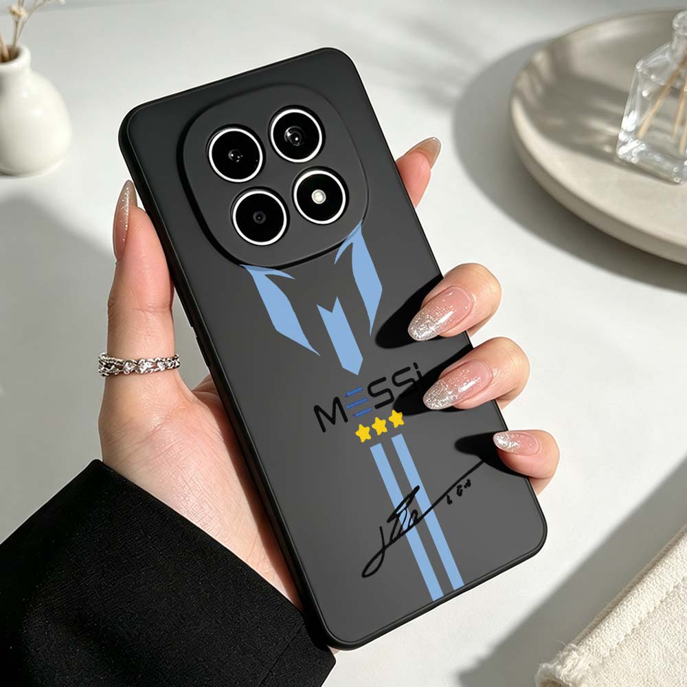 Custodia per Telefono Design Calcio M-Messi Per Xiaomi POCO X8 X7 X6 M8 M7 M6 F8 F7 F6 Pro Max Copertura Liquida in Silicone Ultra Morbido