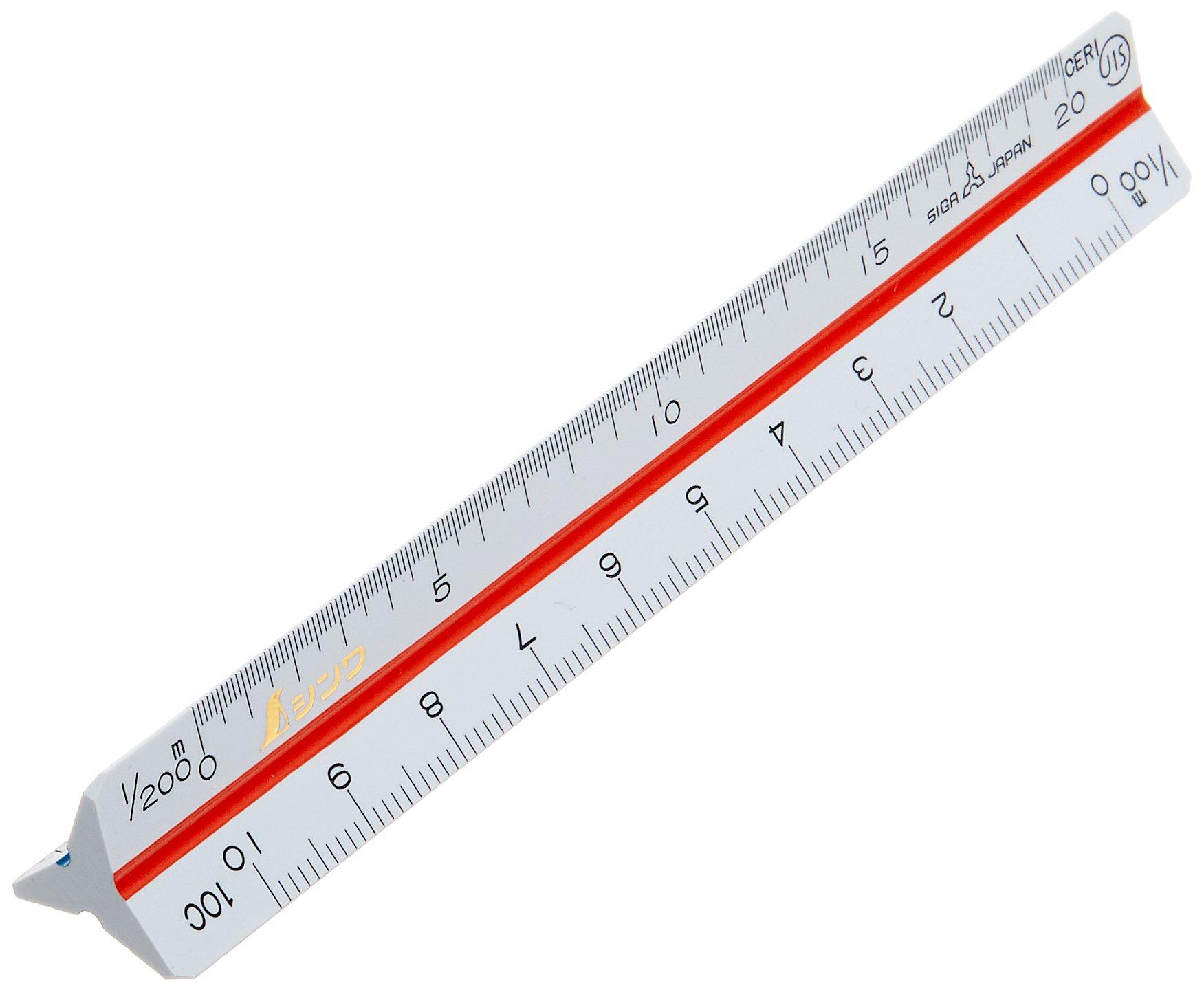 

Shinwa Sokutei Triangular Scale JIS 10cm 70777 A-10