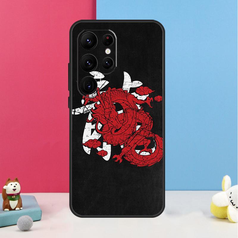 Chinese Dragon Case For Samsung Galaxy S23 S24 Ultra S20 S21 FE Note 10 20 Ultra S8 S9 S10 S22 Plus Cover