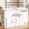 Children's Wooden Toy Piano: Beginner Electronic Keyboard for Boys & Girls, Infants, Toddlers - Ideal Birthday Gift.