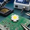 12PCS 5W COB Light Emitter 15-17V COB LED Chip Beads Easy Energy Saving Bulb  Downlight Ceiling Lamp