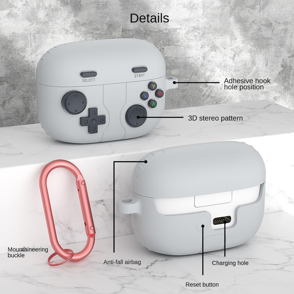 3D Protective Case for Sony LinkBuds S Earphone Silicone Soft Earphone Cover for Sony WF-1000XM5 Headphone Shell