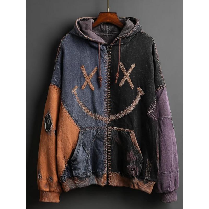 2025 European & American Cross-Border Halloween Loose Hooded Sweatshirt with 3D Print