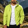 Men's Breathable Lightweight Windproof Hiking Rain Jacket for Outdoor Running
