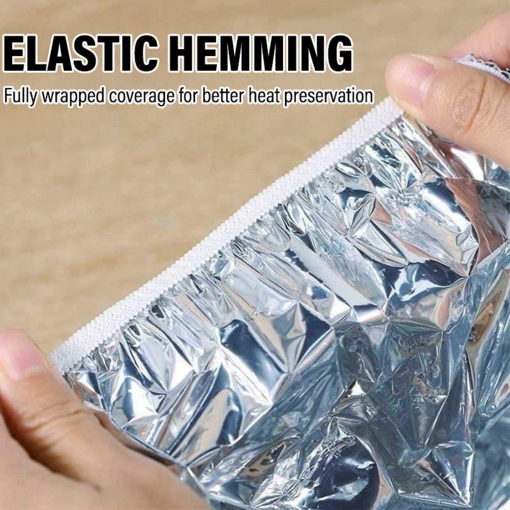 10/20Pcs Reusable Aluminum Foil Covers Thickened Food Covers Food Storage Covers  Kitchen Storage