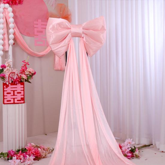 Lazo Extra Grande Lazos Grandes de Terciopelo Navideños Adorno para la Punta del Árbol Lazo Festivo Decoración Interior Exterior Reutilizable Decoración para Fiestas