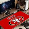 49ers Mouse Pad, Large Gaming Desk Mat, Non-slip XXL Mousepad for Laptop & Tablet, Mini PC Playmat with Stitched Edges