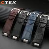 Voor Tissot 1853 PRX Serie T137.410A T137407A Kalfsleren Horlogeband T137 Accessoires Waterdichte Mannelijke Interface 12mm Voor Mannen