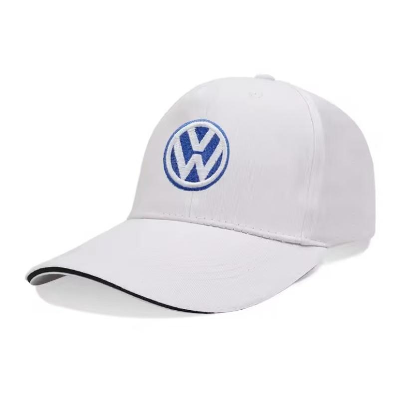 Car Logo Baseball Cap Hand Embroidery Adjustable Casual Hats For VW GTI Polo Passat Golf Tiguan Jetta Arteon Beetle CC Hub Cap