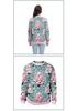 Christmas Couple Sweatshirt: Pink Tree & Red Santa 3D Print
