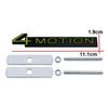 TCFJN1 Metall 4MOTION Logo Auto Frontgrill Emblem für VW Passat Touareg Golf Tiguan Polo CC Auto Karosserie Abzeichen Exterieur Zubehör