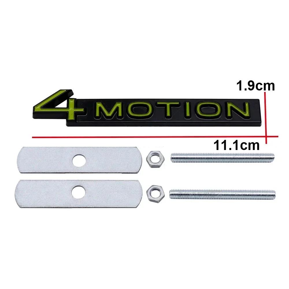 TCFJN1 Metall 4MOTION Logo Auto Frontgrill Emblem für VW Passat Touareg Golf Tiguan Polo CC Auto Karosserie Abzeichen Exterieur Zubehör