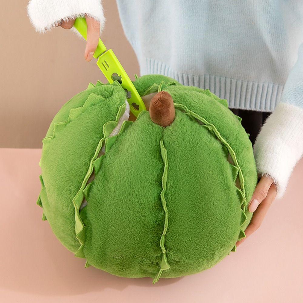 Fluffy Fruit Durian Plush Pillow Collection Peeling Durian Plush Doll  Boys Girls