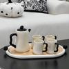 Cream Style Ceramic Twisted Drinkware Set