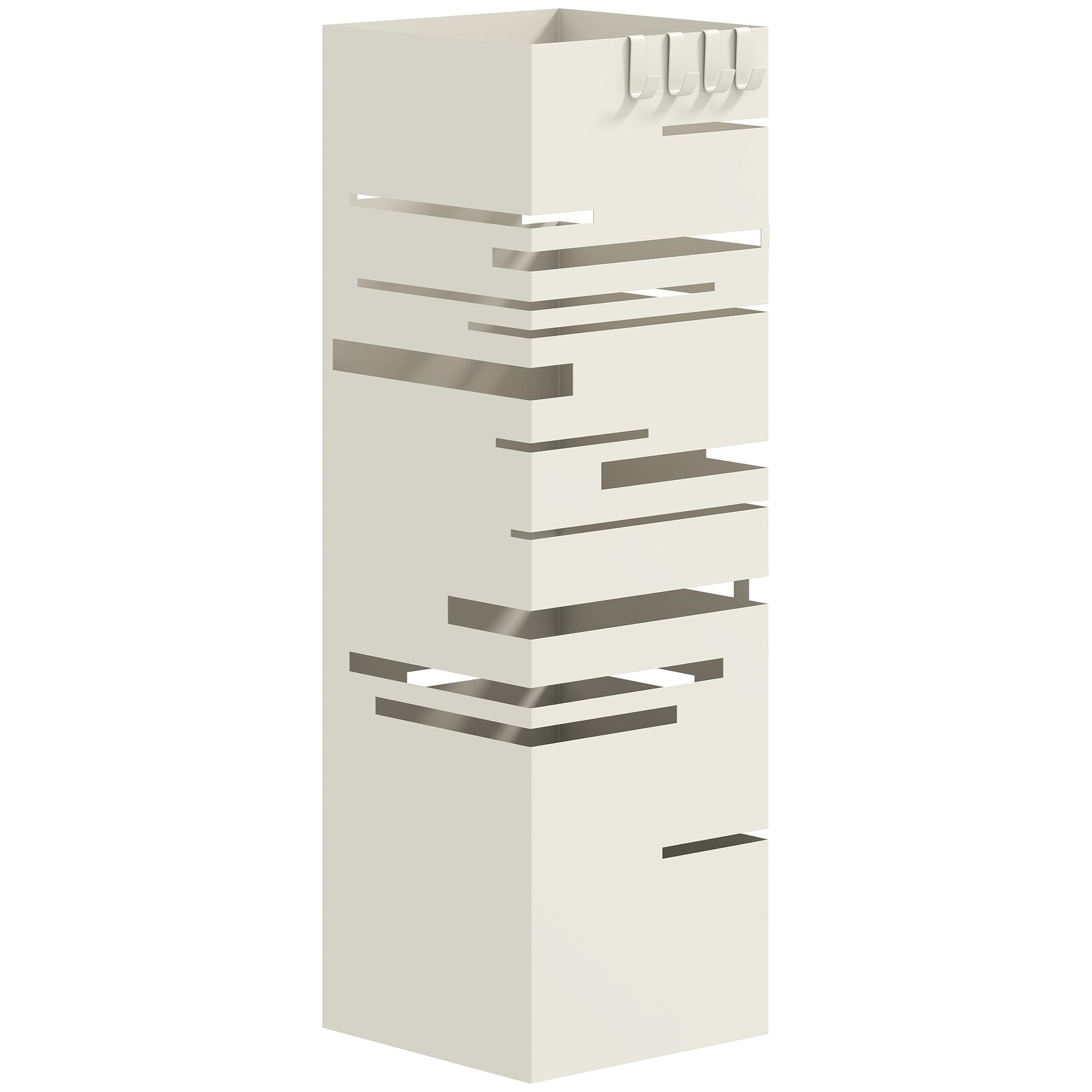 Square Metal Umbrella Stand with Removable