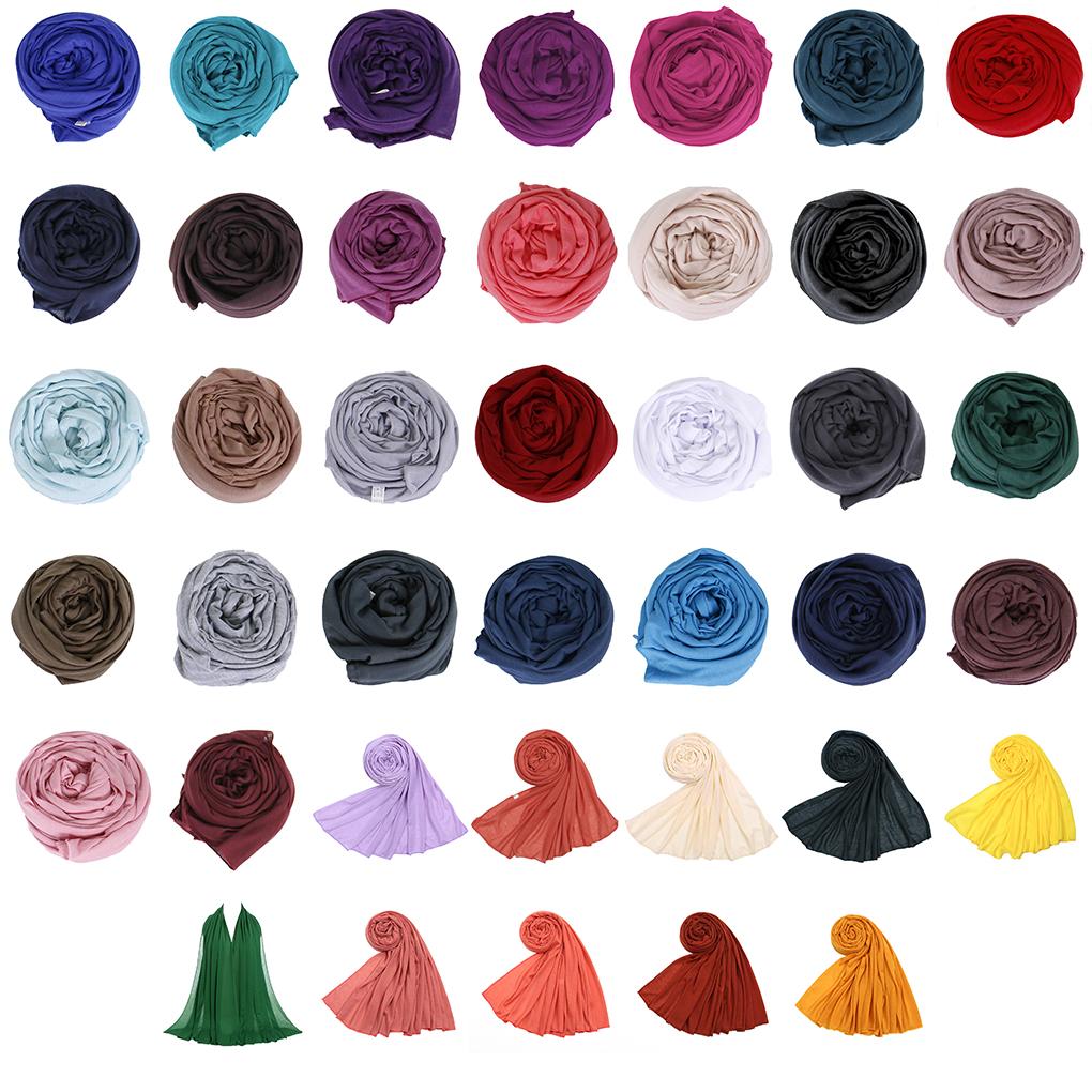 Turban Scarf Plain Color Softness Neckcloth Head Wrap Widely Applicable Women Accessory Sweet Gift Shawl Long Hair Scarves