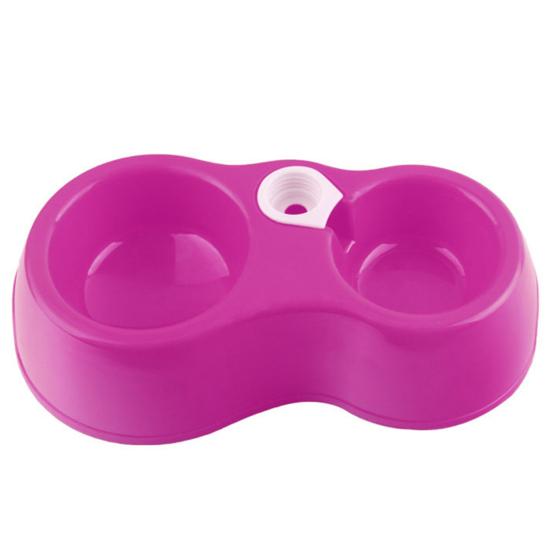 Cat Dog Drinking Fountain Pet Double Bowl Dual-purpose Pluggable Water Bottle
