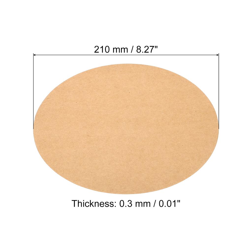 50Pcs 0.3mm Thick Round Cardboard Paper Blank Disc Circles Slices for Party Decorations DIY Craft Arts Drawing Painting Writing