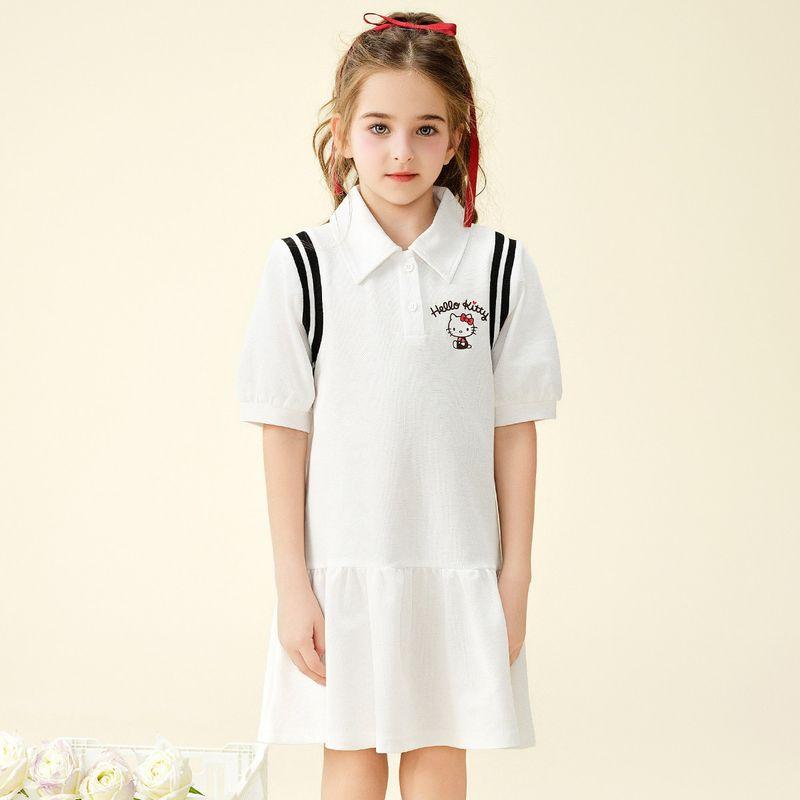 Hellokitty 2024 Summer New Fashionable and Casual Dress for Girls