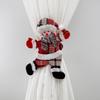 2pcs/set Felt Snowman Curtain Holder Cartoon Doll Window Curtain Fastener  Living Room