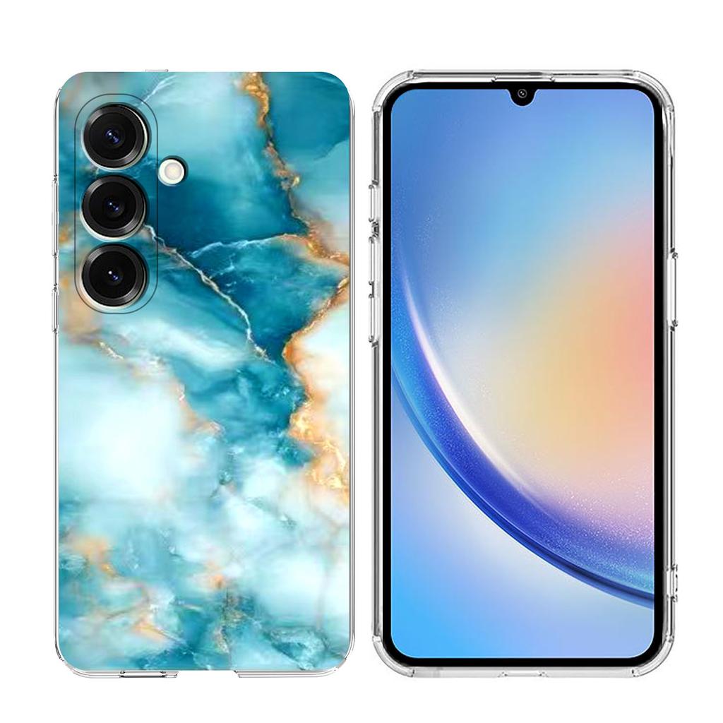 For Samsung Galaxy A54 5G Case Marble Pattern Printing Soft TPU Phone Cover