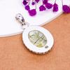Natural Rutilated Quartz Pendant, 925 Sterling Silver Pendant Necklace, Handmade Statement Jewelry Gift For Her