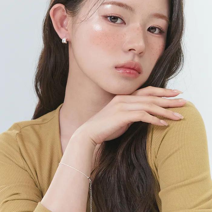 [D.silver925] gold&dear Silver 925 Shine Wave Bracelet