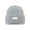 Simple twist small standard knitted pullover hat winter new Korean version ear protection wool hat ear protection lazy cold hat