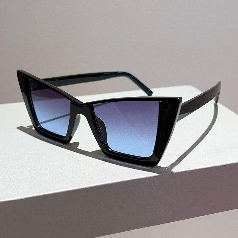 Luxury Oversized Cat Eye Sunglasses Women Designer Fashion Square Sun Glasses Female Big Frame Trendy