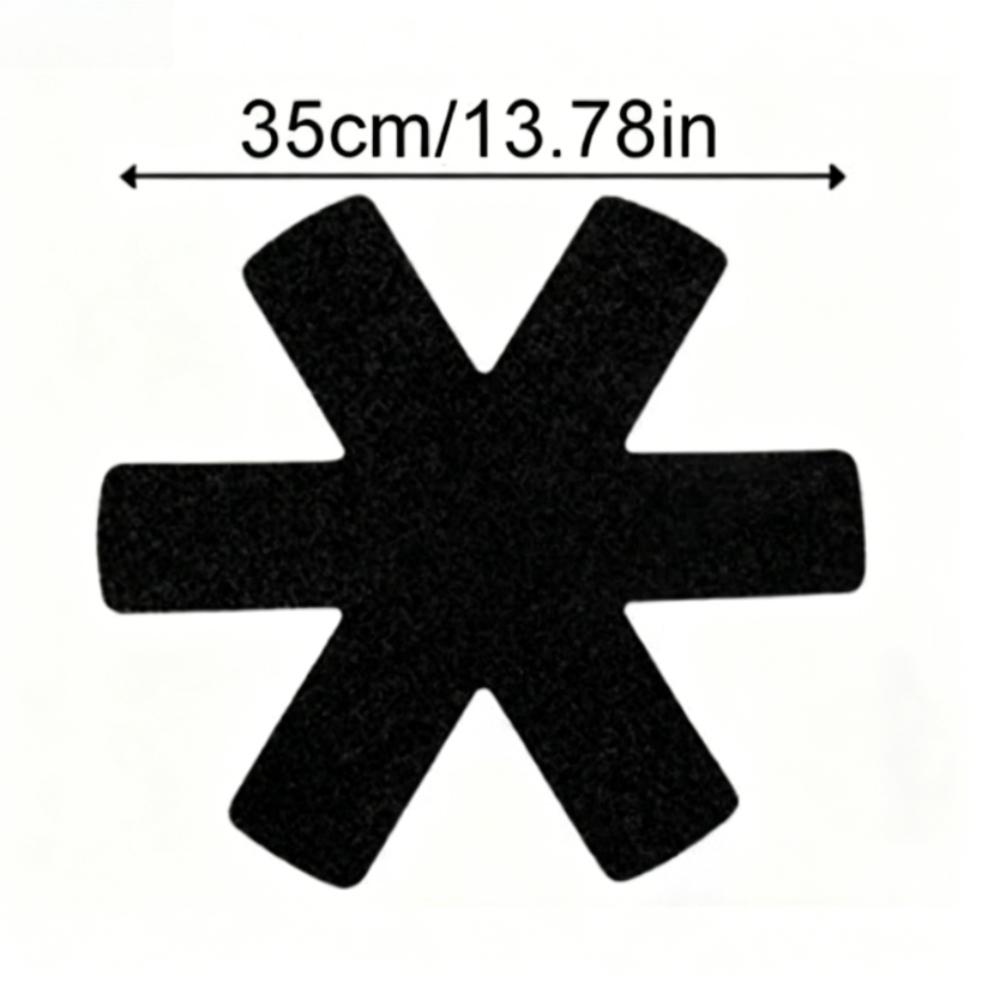 5PCS Pot and Pan Protectors Pot Dividers Pad Non-woven 3 Sizes Pans Separator Pads for Protecting Separators Pads Cookware