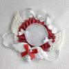 Kawaii Lace Magnetic Anime Badge Holder Bear Bow Pins Display Base Star Heart Ornate Ribbon Badge Flower Ita Bag Accessories