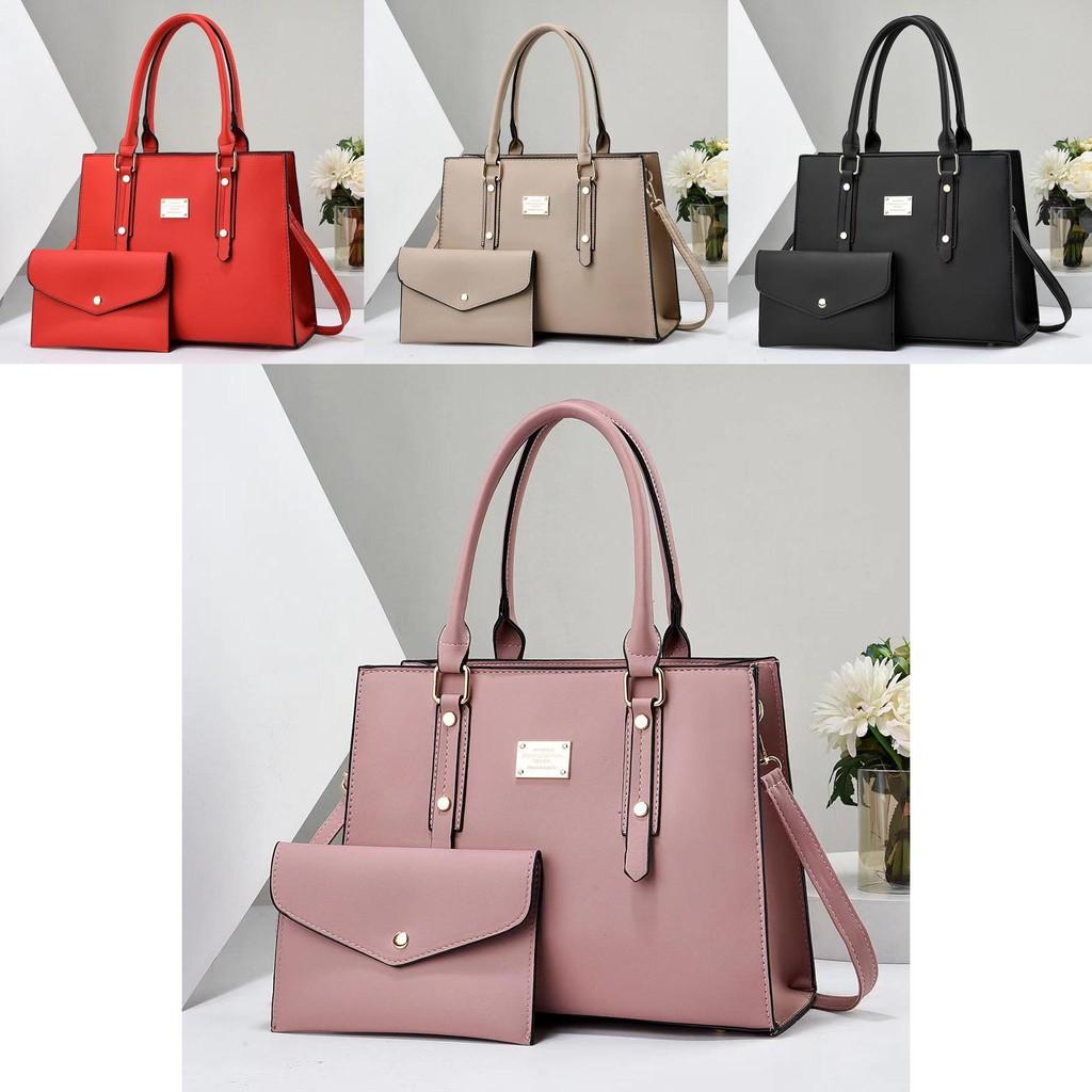 High-end Korean Style Women's Large Capacity Bucket Bag With Chain And Lock In Multiple Colors