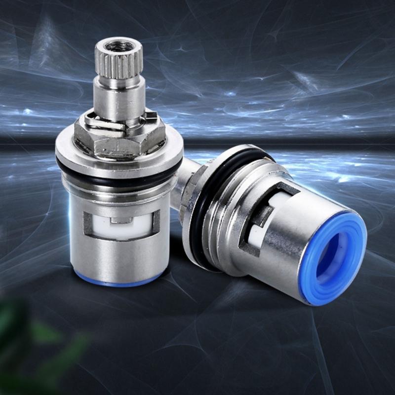 Ceramic Disc Stem Cartridge Faucet Valves Bathroom Fittings Universals Faucet Switches Handle Faucet Replacement Part
