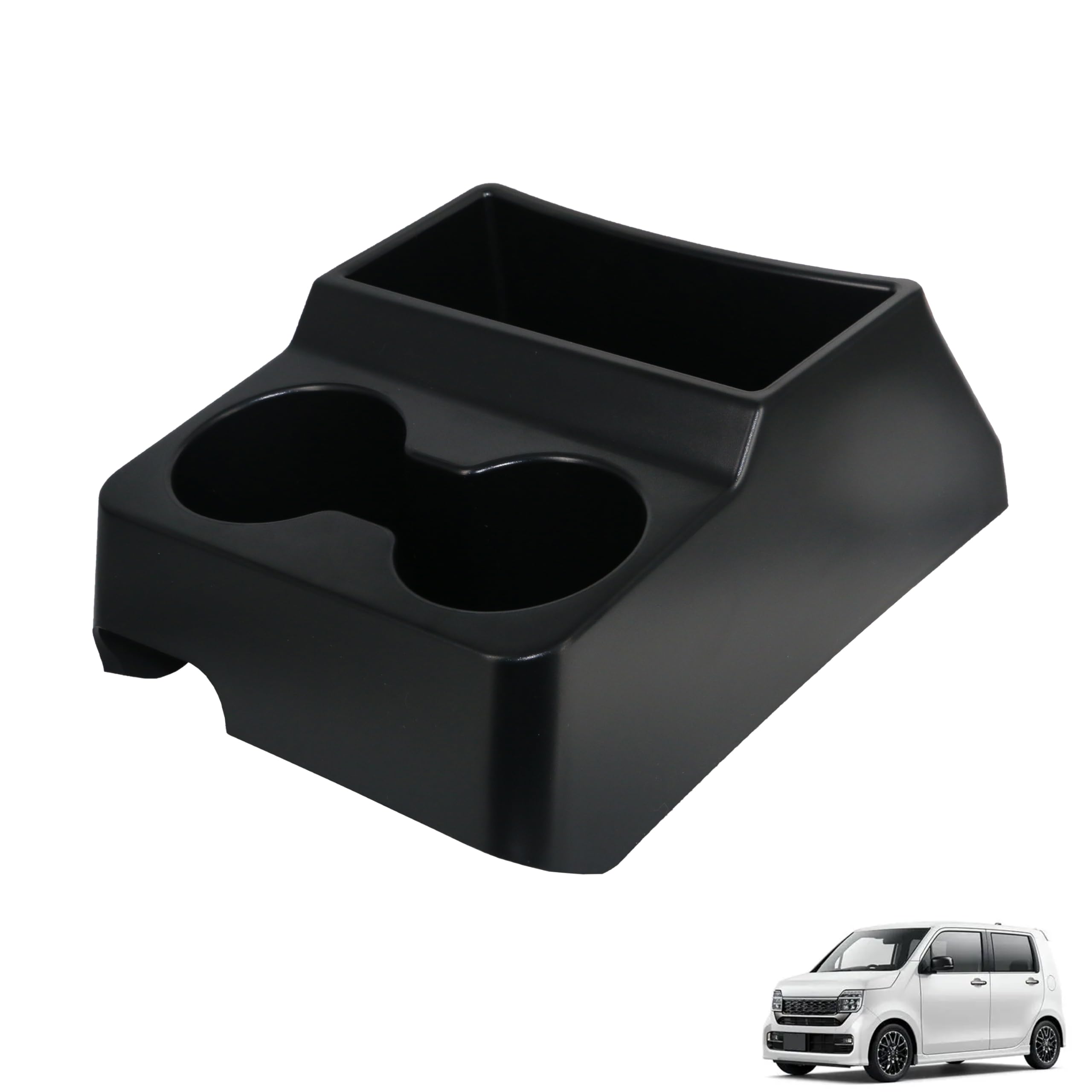 

foefen Console Box for New Honda 2019 Every Van Center Console Storage Tray with Drink Small Item and Trash Easy Interior Car Accessories N-WGN