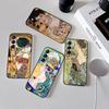 L'Étreinte Gustav Klimt Coque de Téléphone Pour Samsung Galaxy S21 S22 S23 S24ULTRA S25ULTRA FE Ultra Plus5G A52S S26 Housse Souple