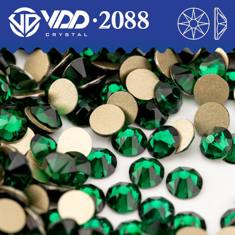 VDD SS16-SS30 High Quality 2088 Rhinestones Crystal Flatback 8 Big 8 Small 16cut Stones for DIY Crafts Nail Art Decoration