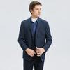 Septwolves Men's Wool Blend Knit Casual Blazer