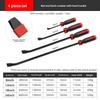 Multifunctional Tire Repair Tool Pry Bar With Impact Cap And Non-Slip Handle Removal Nail Pulling Scratch-Free Tire Levering