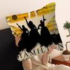 American Musical Hamilton Vintage Personalized Picture Text Home Decorative Pillows Household Gifts 45x45cm