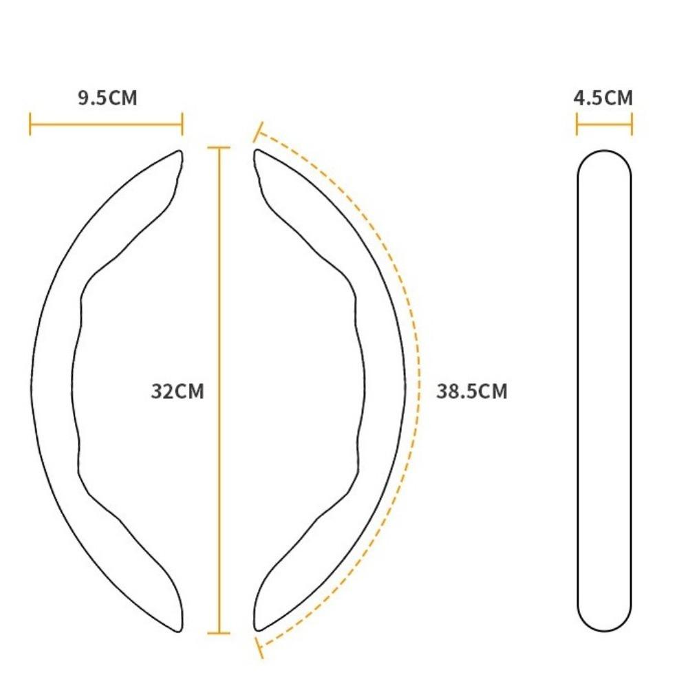 Non-slip Steering Wheel Cover Car Universal Interior Accessories Fashion Protective Cover