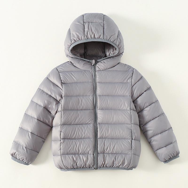 3 -13Y Children White Duck Down Boys Jacket Thickened  Kids Coat for Girl Winter Casual Candy Color Warm Hooded Clothes